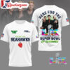 Seattle Seahawks 2026 Green Day Super Bowl Limited Edition White 3D Shirt