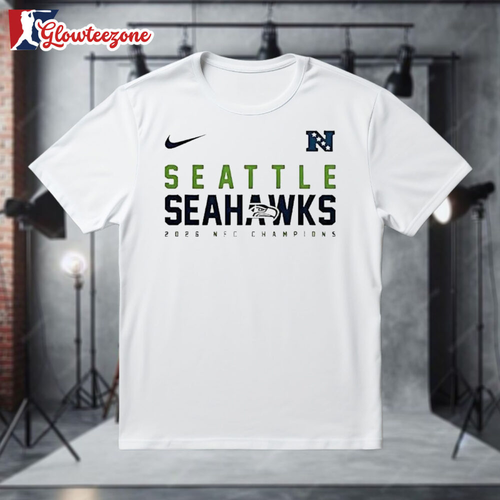 Seattle Seahawks 2026 Nfc Champions Logo Shirt 1