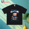 Seattle Seahawks Betty Boop Football T Shirt 3