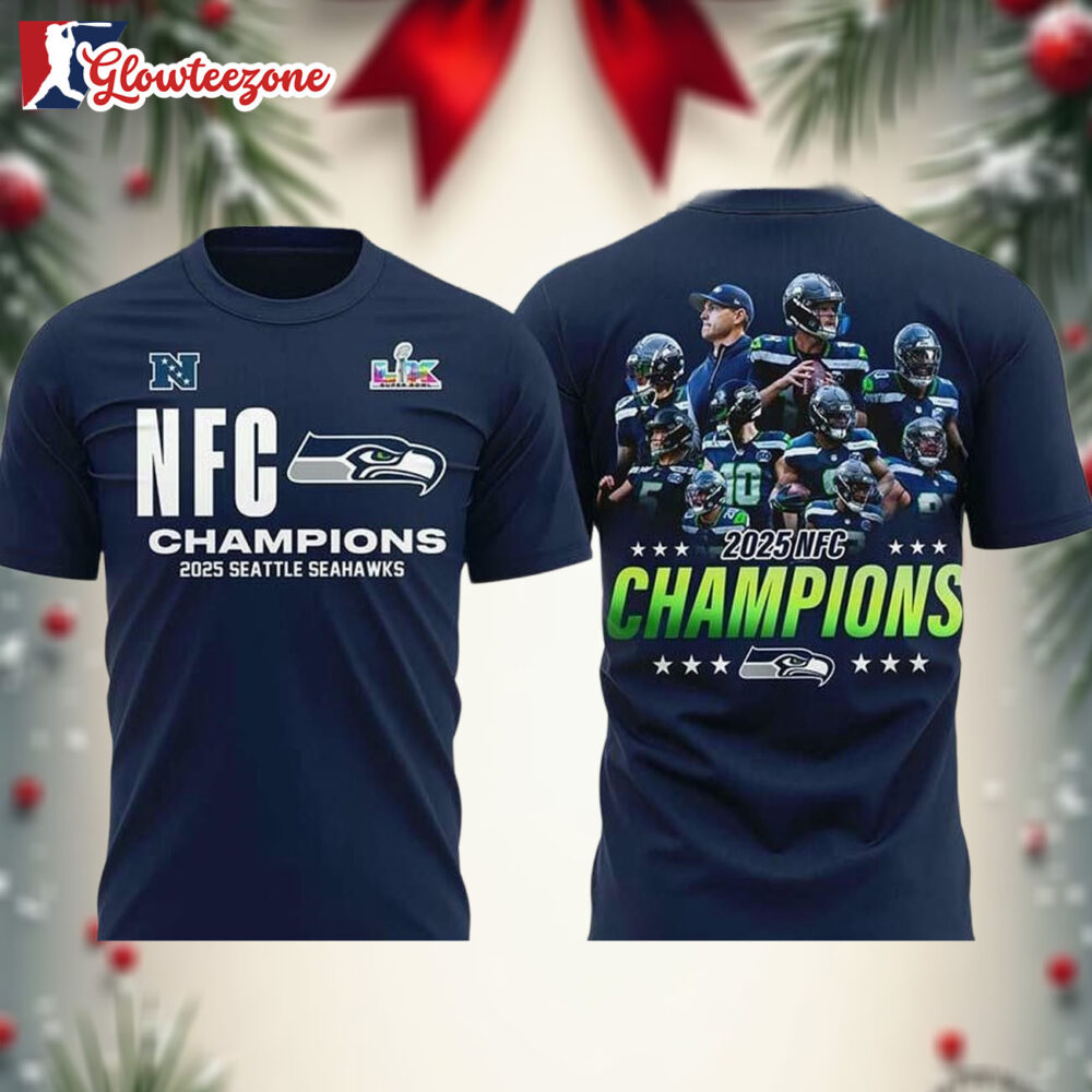 Seattle Seahawks NFC Division Champions 2026 Two Sided Shirt