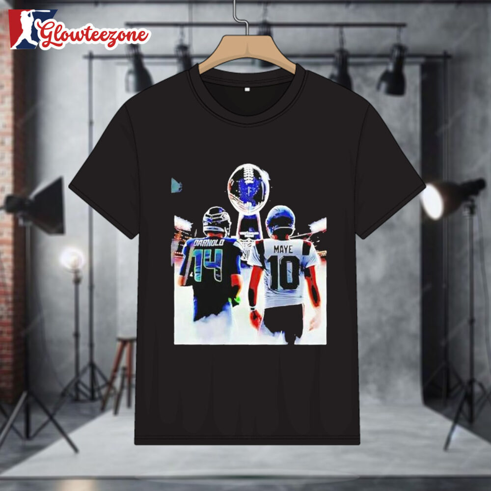 Seattle Seahawks Vs New England Patriots Nfl Super Bowl LX 2026 Match Up Shirt 1