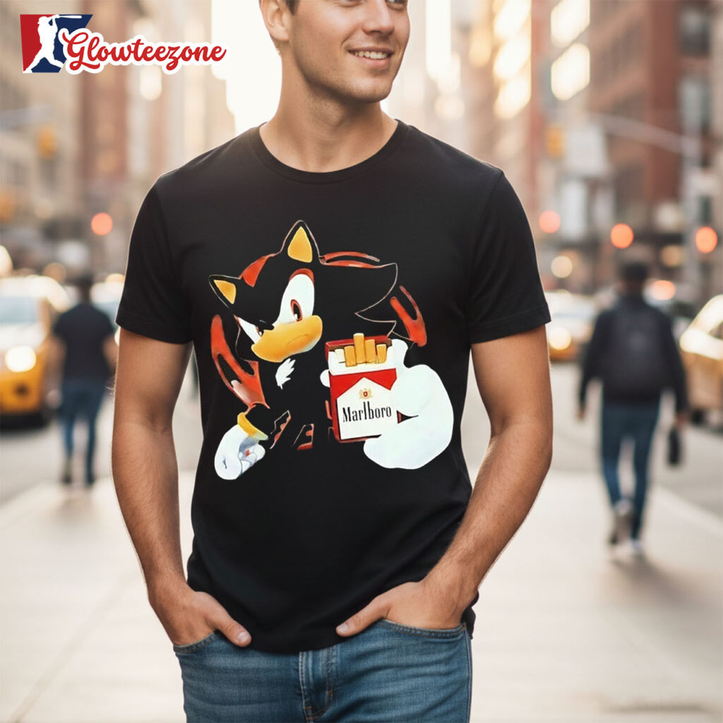 Shadow The Hedgehog Marlboro Red Shirt 2