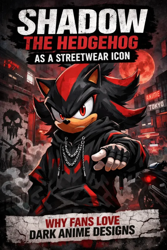 Shadow the Hedgehog as a Streetwear Icon1