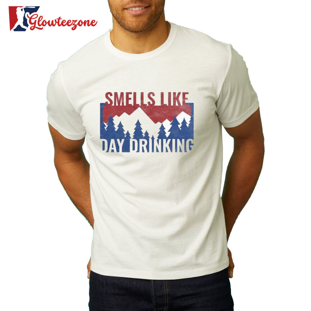 Whiskey Riff Smells Like Day Drinking USA T Shirt 2