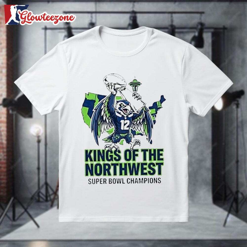 2026 Champions Seattle Seahawks Super Bowl LX T shirt 1