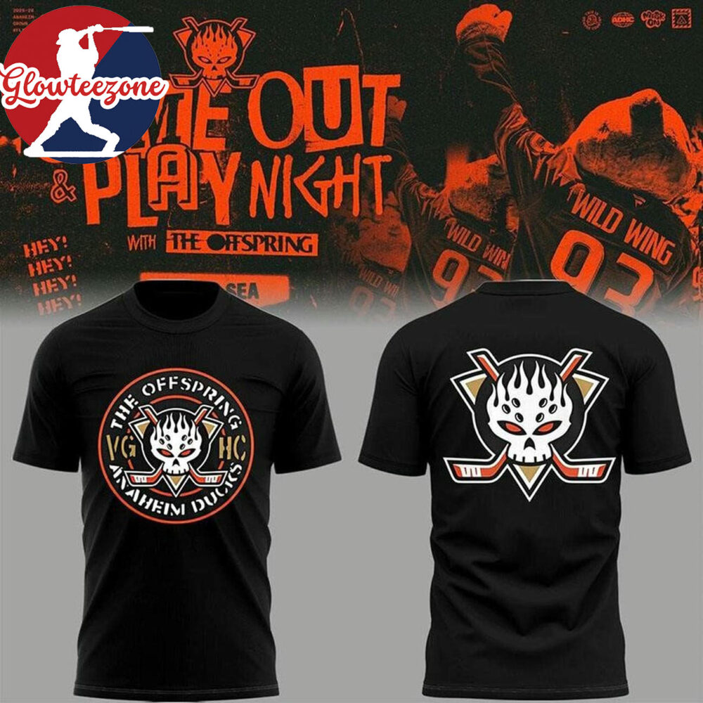 Anaheim Ducks The Offspring Special Edition Two Sided Shirt
