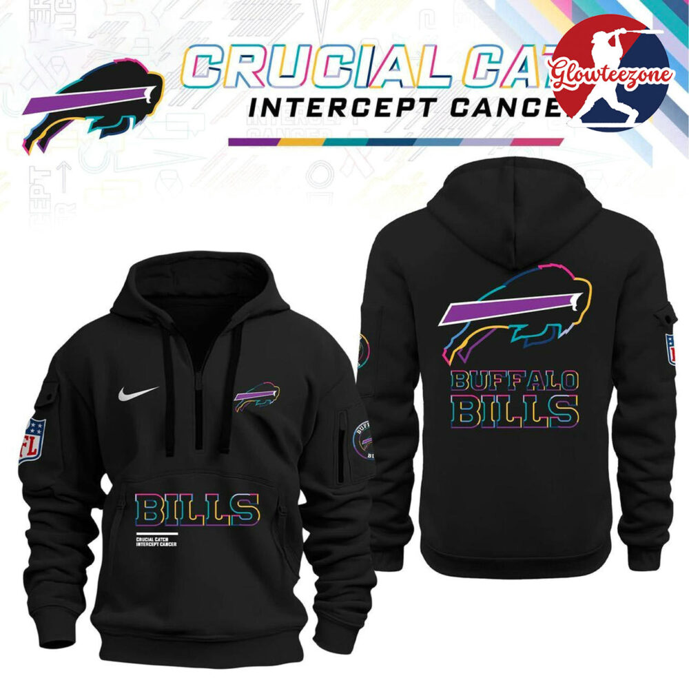 Buffalo Bills x Crucial Catch Intercept Cancer Hoodie