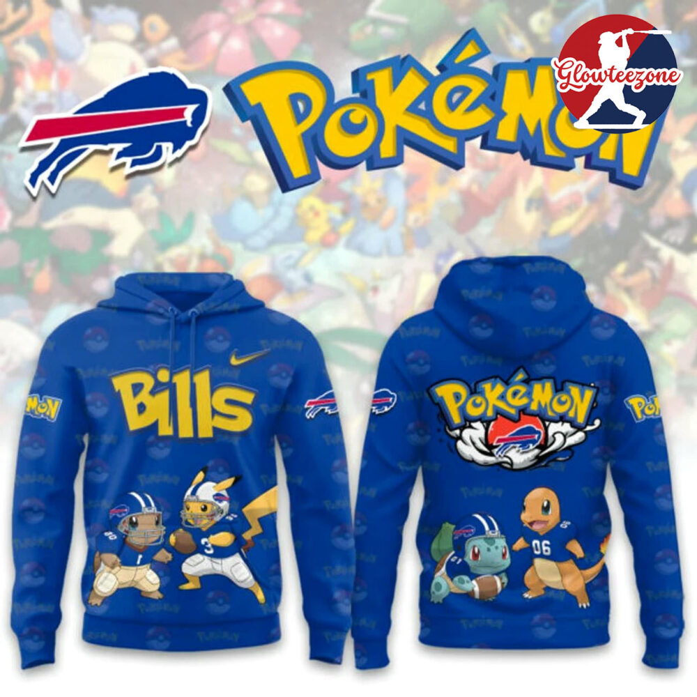 Buffalo Bills x Pokemon Edition Hoodie