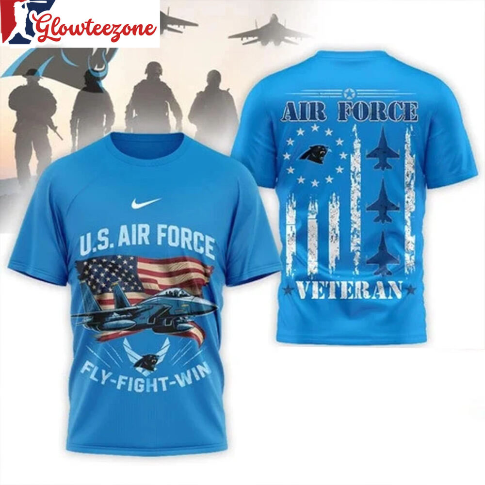 Carolina Panthers 2026 US Air Force Fly Fight Win Veteran Special Edition All Over Print Shirt