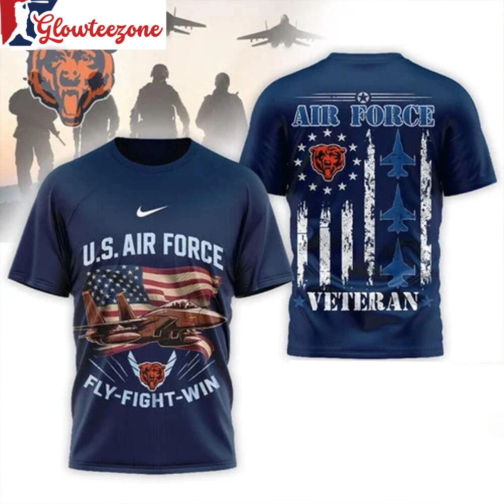 Chicago Bears 2026 US Air Force Fly Fight Win Veteran Special Edition All Over Print Shirt