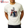 Christian Gonzalez New England Patriots Number Zero Quiet Shh Gesture Helmet Tattoo Graphic Shirt 2