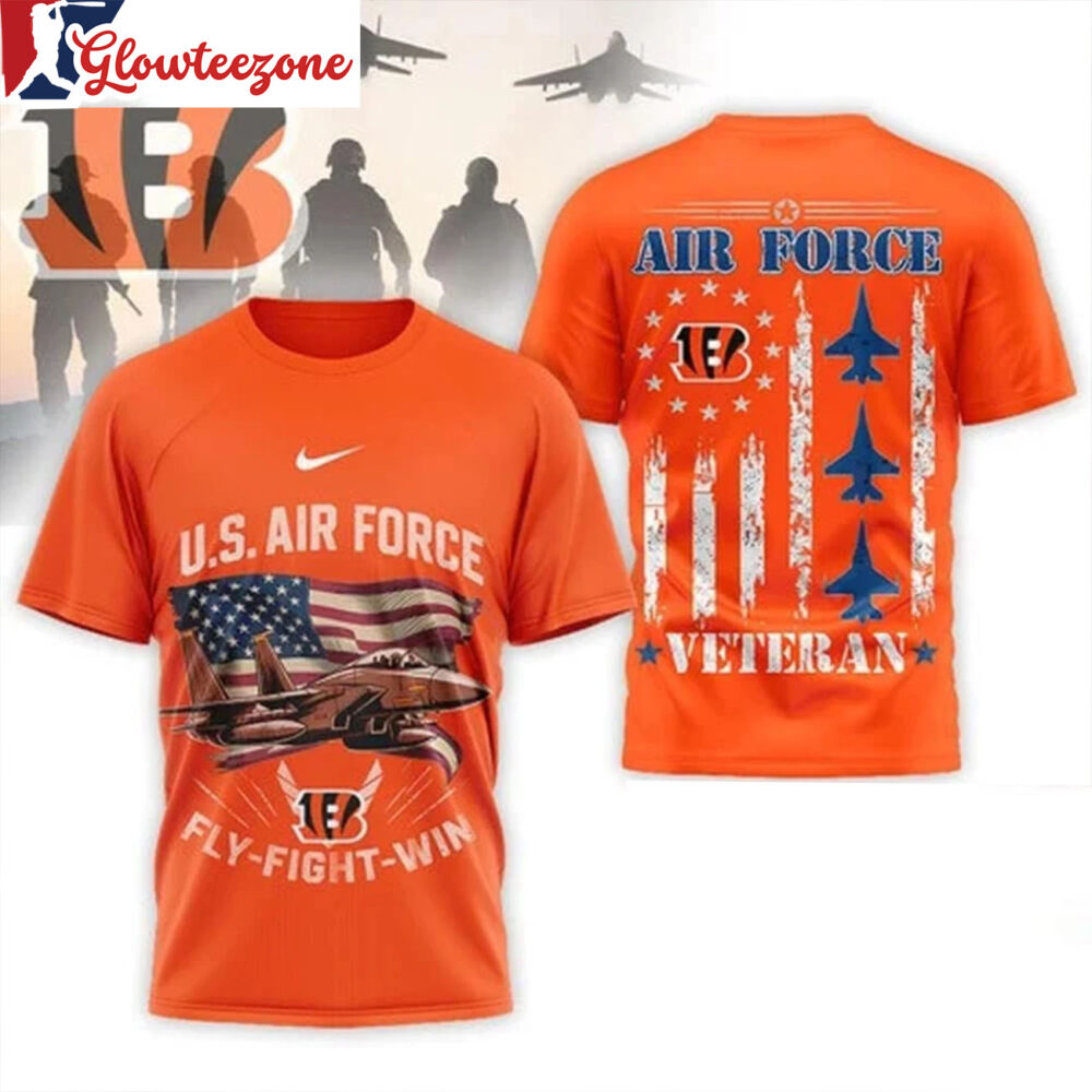 Cincinnati Bengals 2026 US Air Force Fly Fight Win Veteran Special Edition All Over Print Shirt