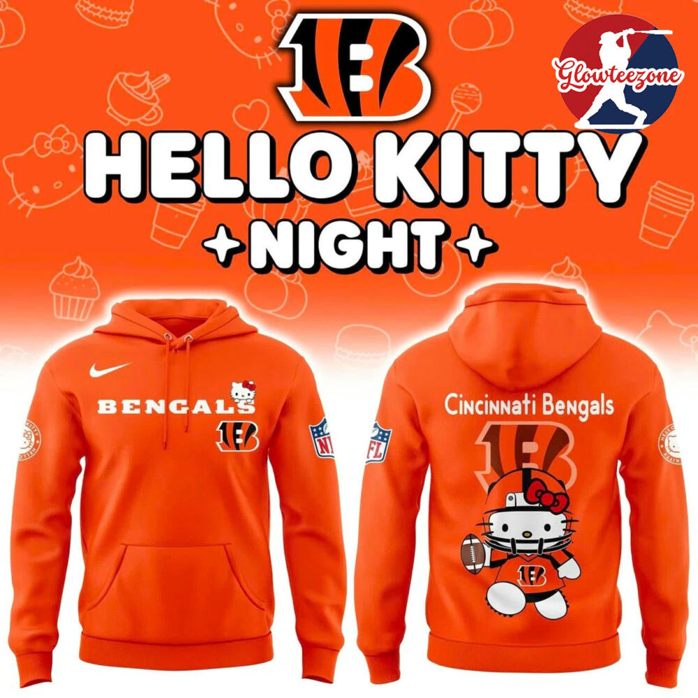 Cincinnati Bengals Hello Kitty Edition Hoodie