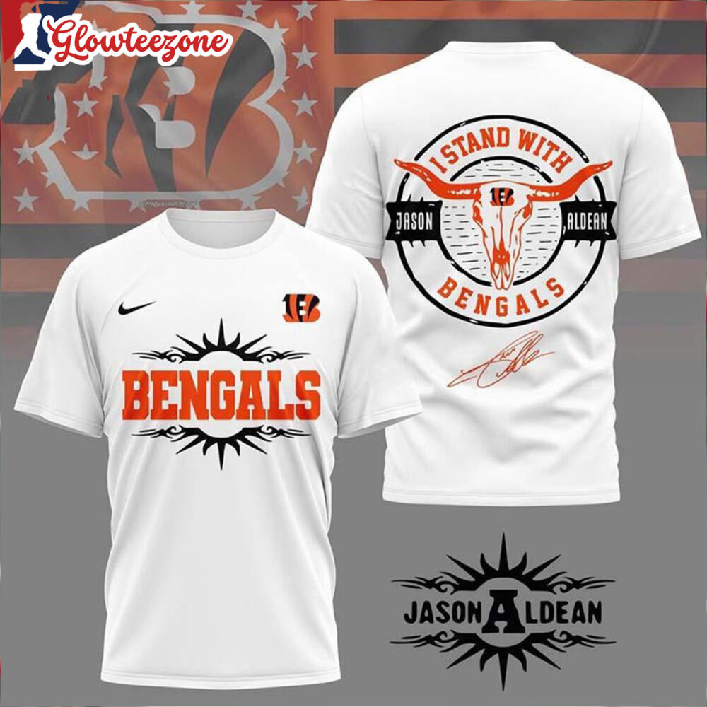 Cincinnati Bengals NFL Jason Aldean All Over Print Shirt