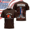 Cleveland Browns NFL 250 Years of American Freedom Logo 3D T Shirt Sweatshirt Hoodie
