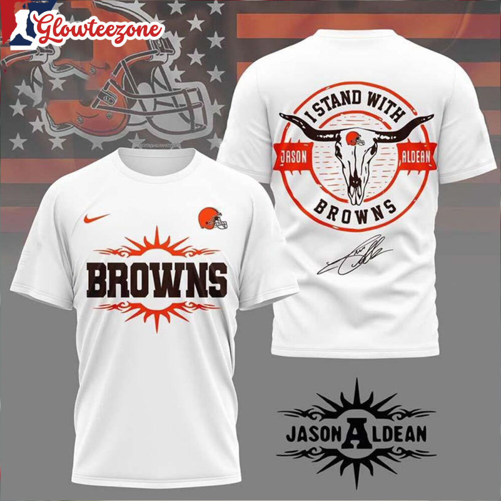 Cleveland Browns NFL Jason Aldean All Over Print Shirt