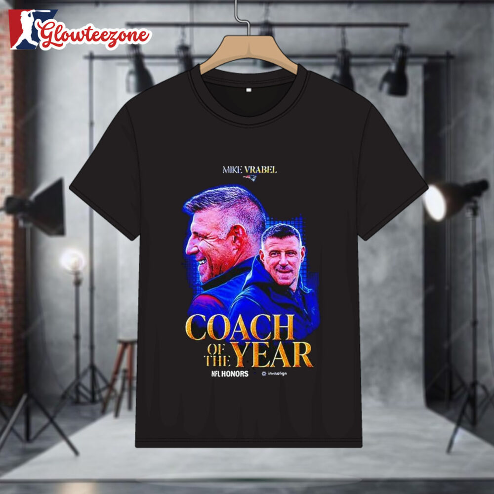 Congrats Mike Vrabel New England Patriots Coach Of The Year 2026 Shirt 1