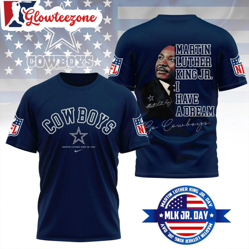 Dallas Cowboys 2026 NFL Martin Luther King Jr Day 3D T Shirt Sweatshirt Hoodie
