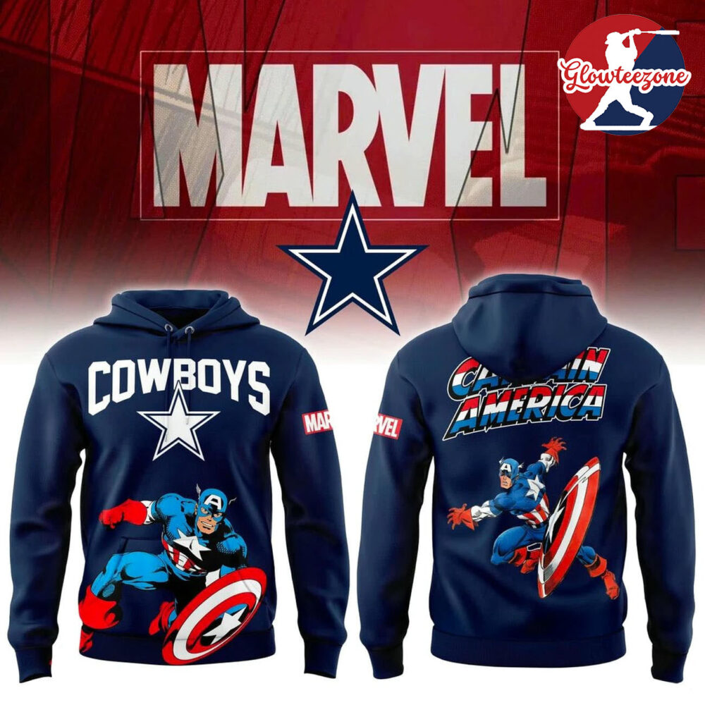 Dallas Cowboys Captain America Marvel Special Edition Hoodie