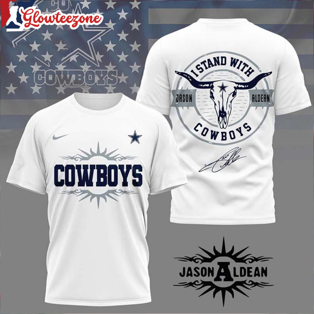 Dallas Cowboys NFL Jason Aldean All Over Print Shirt