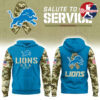 Detroit Lions 25 Salute To Service Edition Hoodie