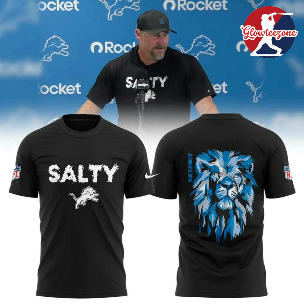 Detroit Lions Coach Dan Campbell Salty Limited Edition Shirt V2