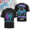 Detroit Lions NFL x Suicide Prevention Awareness Teal And Purple 3D T Shirt Sweatshirt Hoodie