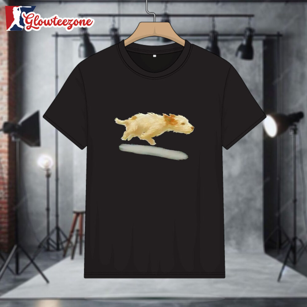 Dog Running Art Shirt 1