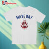 Drake Maye Day New England Patriots Football Blue Red Style Shirt 3