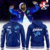 Eminem Wearing Detroit Lions Special Edition Hoodie
