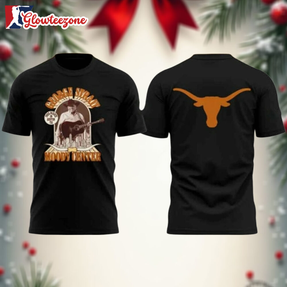 George Strait Moody Center Austin TX Concert Shirt