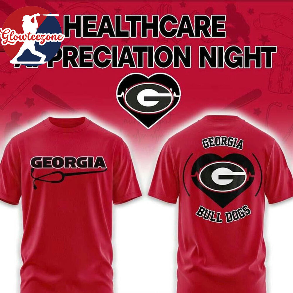 Georgia Bulldogs Healthcare Appreciation Night 2026 NCAA 3D T Shirt Sweatshirt Hoodie