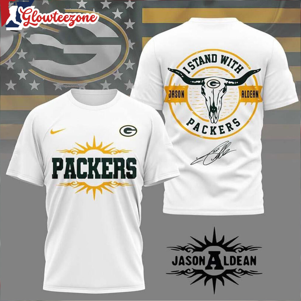 Green Bay Packers NFL Jason Aldean All Over Print Shirt