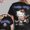 Hello Kitty New York Islanders Hockey Graphic Two Sided Shirt