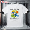 Here For The Benito Bowl 2 8 2026 Helmet Bad Bunny Super Bowl LX 2026 T shirt 1