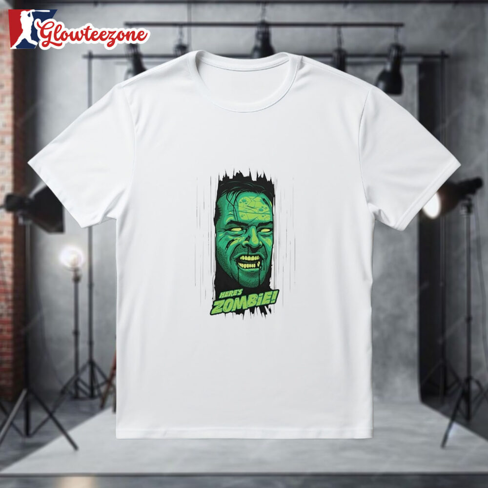 Heres Zombie Art Shirt 1