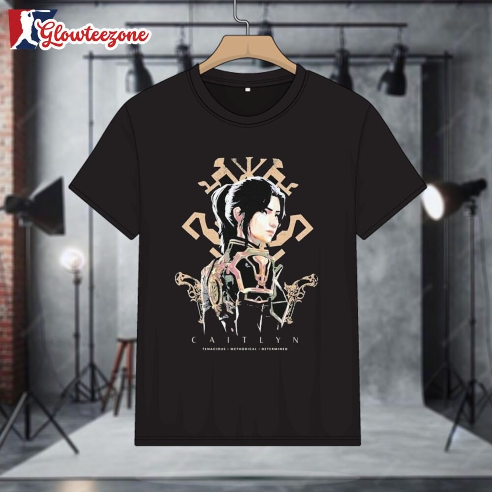 Heroes Villains Arcane League Of Legends Caitlyn With Kiramman Insignia T shirts 1