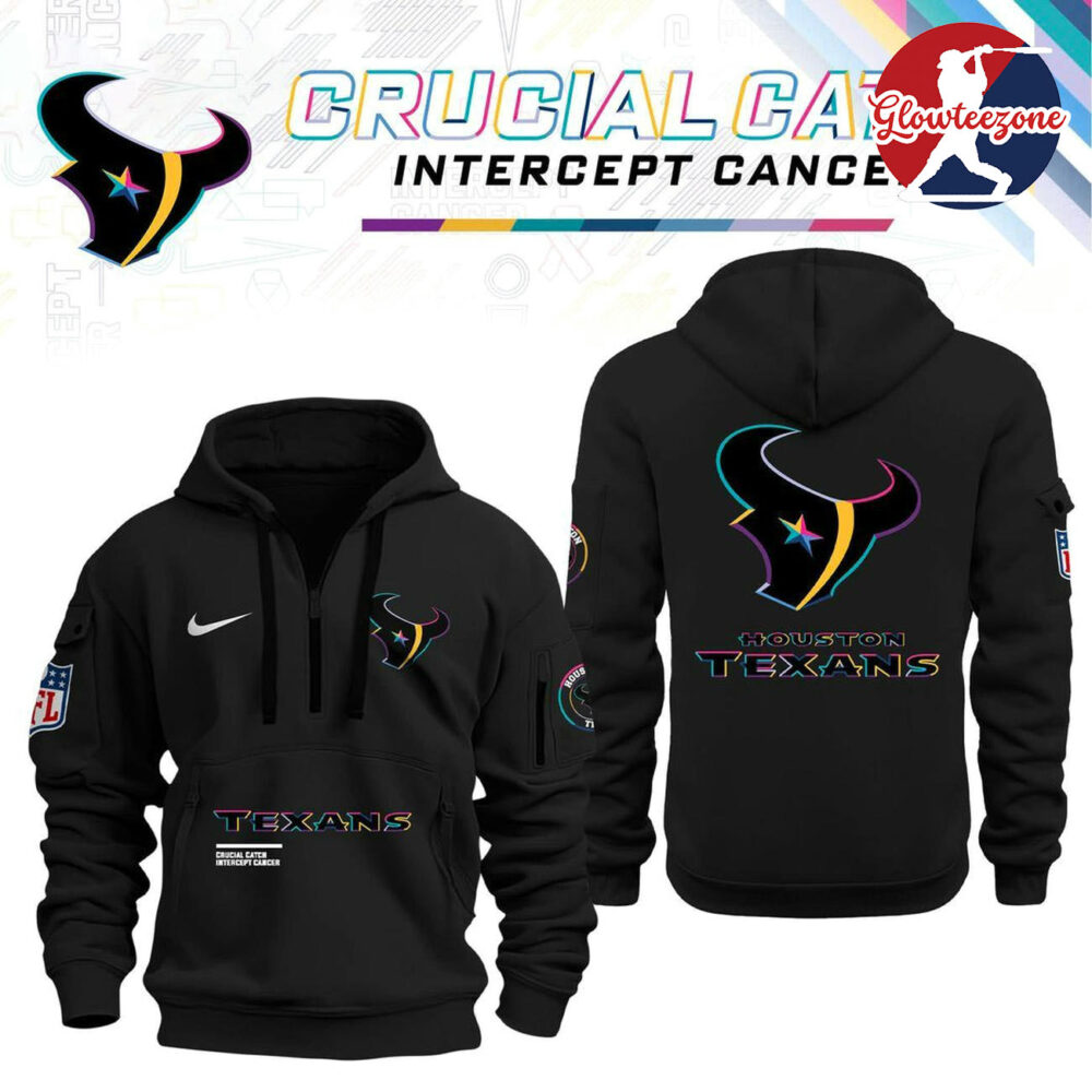 Houston Texans x Crucial Catch Intercept Cancer Limited Edition Hoodie
