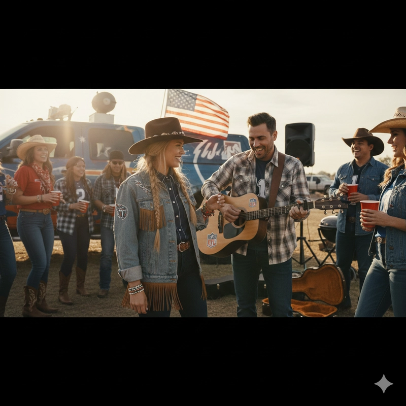 How NFL Fans Are Blending Country Style Into Game Day and Tailgate Looks