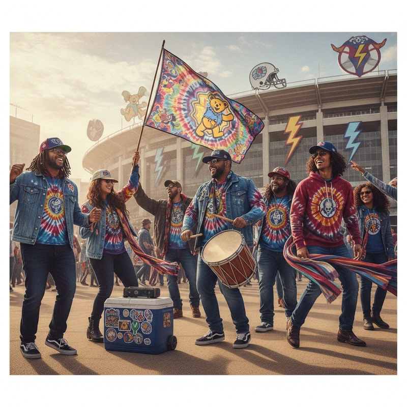 How NFL Fans Are Bringing Jam Band Energy Into Game Day Style and Traditions