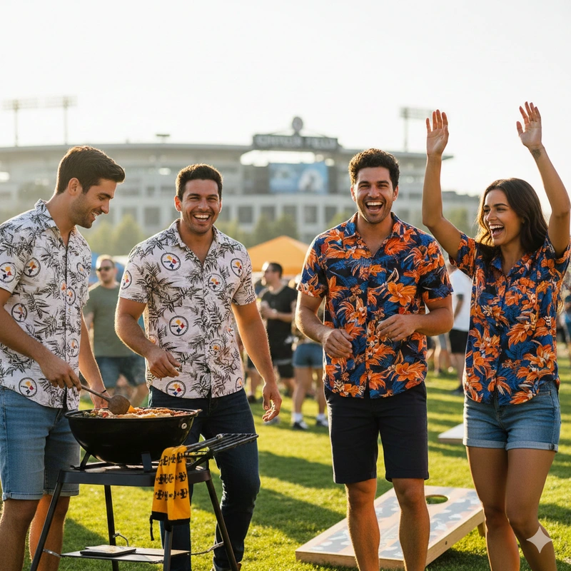 How Steelers Hawaiian Shirts Fit Tailgates and Watch Parties