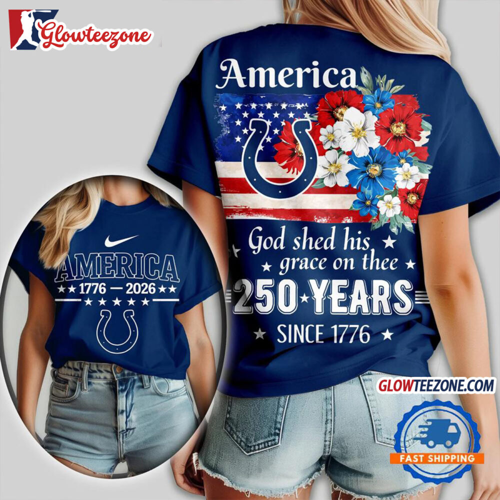 Indianapolis Colts America God Shed His Grace On Thee Unisex T Shirt