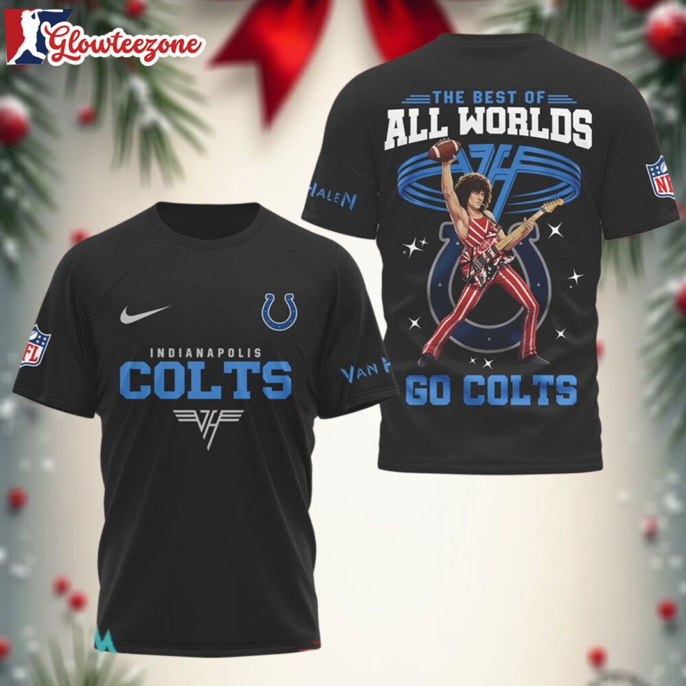 Indianapolis Colts x Van Halen Best of All Worlds 3D T Shirt Sweatshirt Hoodie