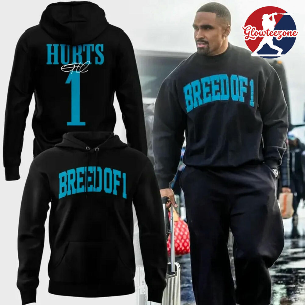 Jalen Hurts Breed Of 1 x Philadelphia Eagles Special Edition Hoodie