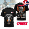 Kansas City Chiefs X Frontier Harley Davidson Two Sided Shirt