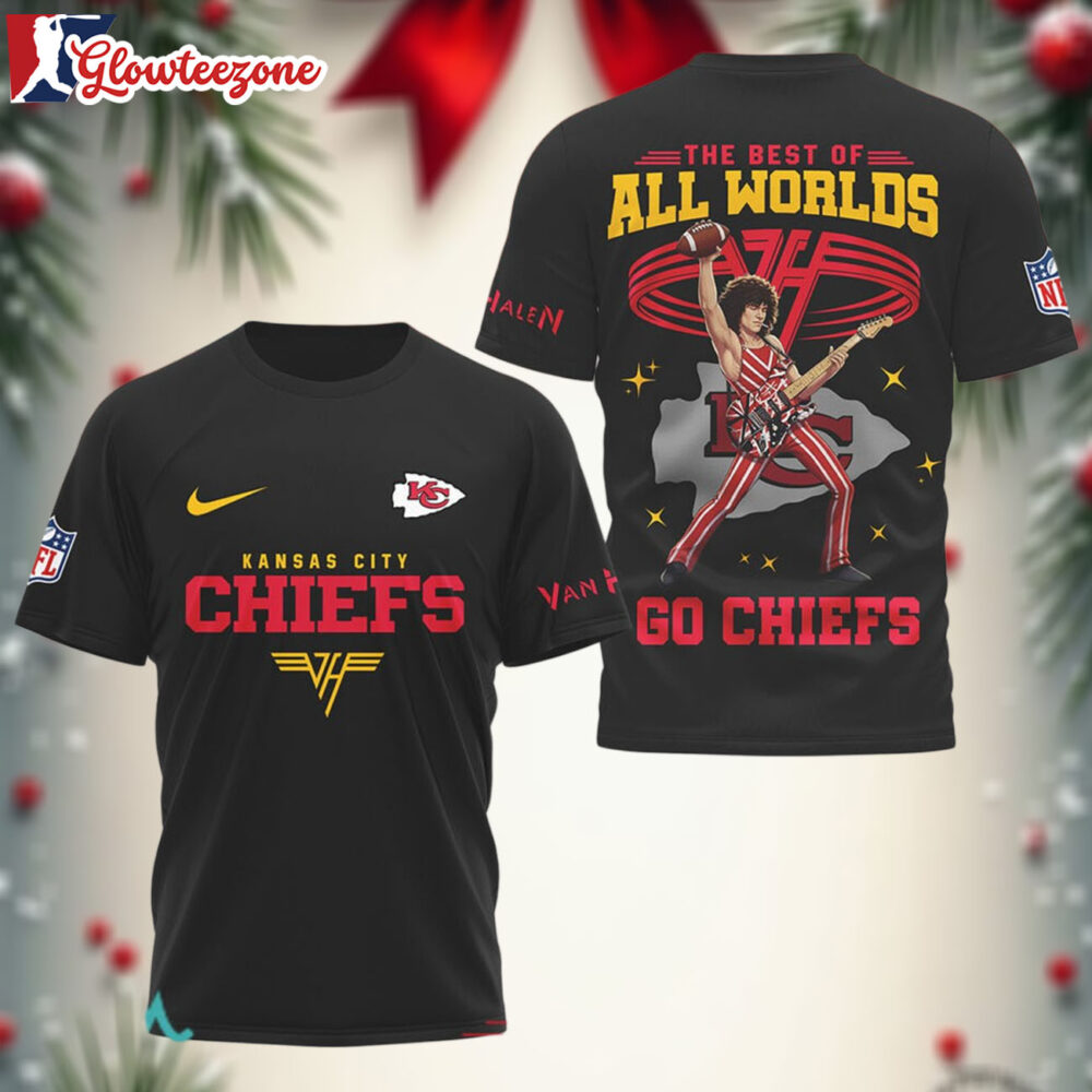 Kansas City Chiefs x Van Halen Best of All Worlds 3D T Shirt Sweatshirt Hoodie