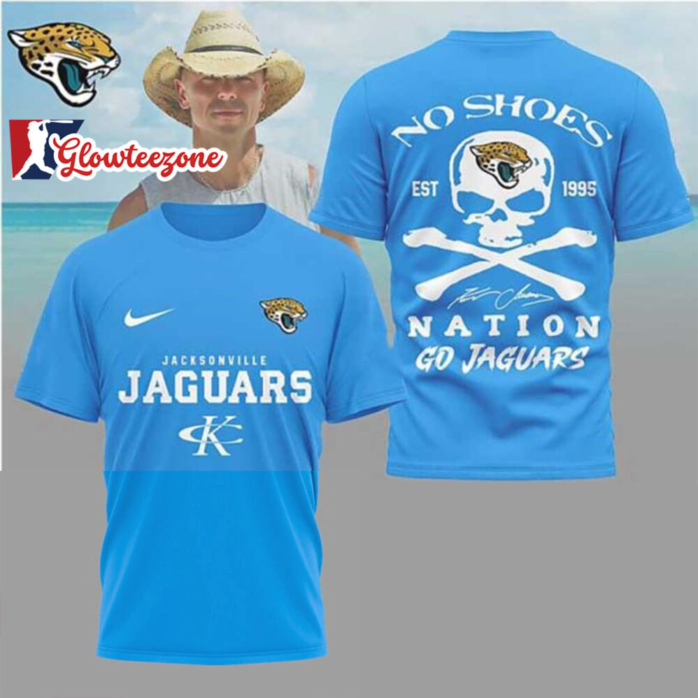 Kenny Chesney No Shoes Nation x Jacksonville Jaguars Football NFL 3D T Shirt Sweatshirt Hoodie