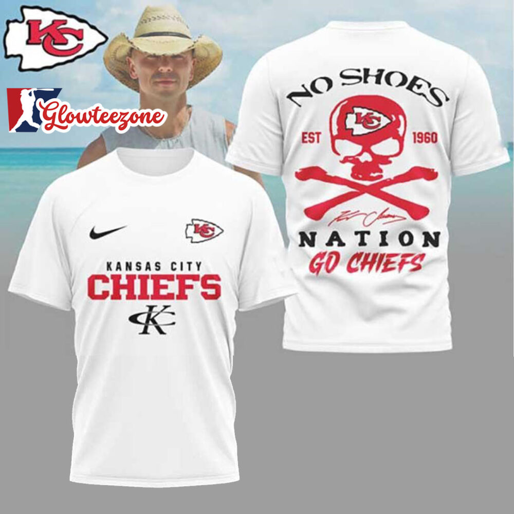 Kenny Chesney No Shoes Nation x Kansas City Chiefs Graphic NFL 3D T Shirt Sweatshirt Hoodie