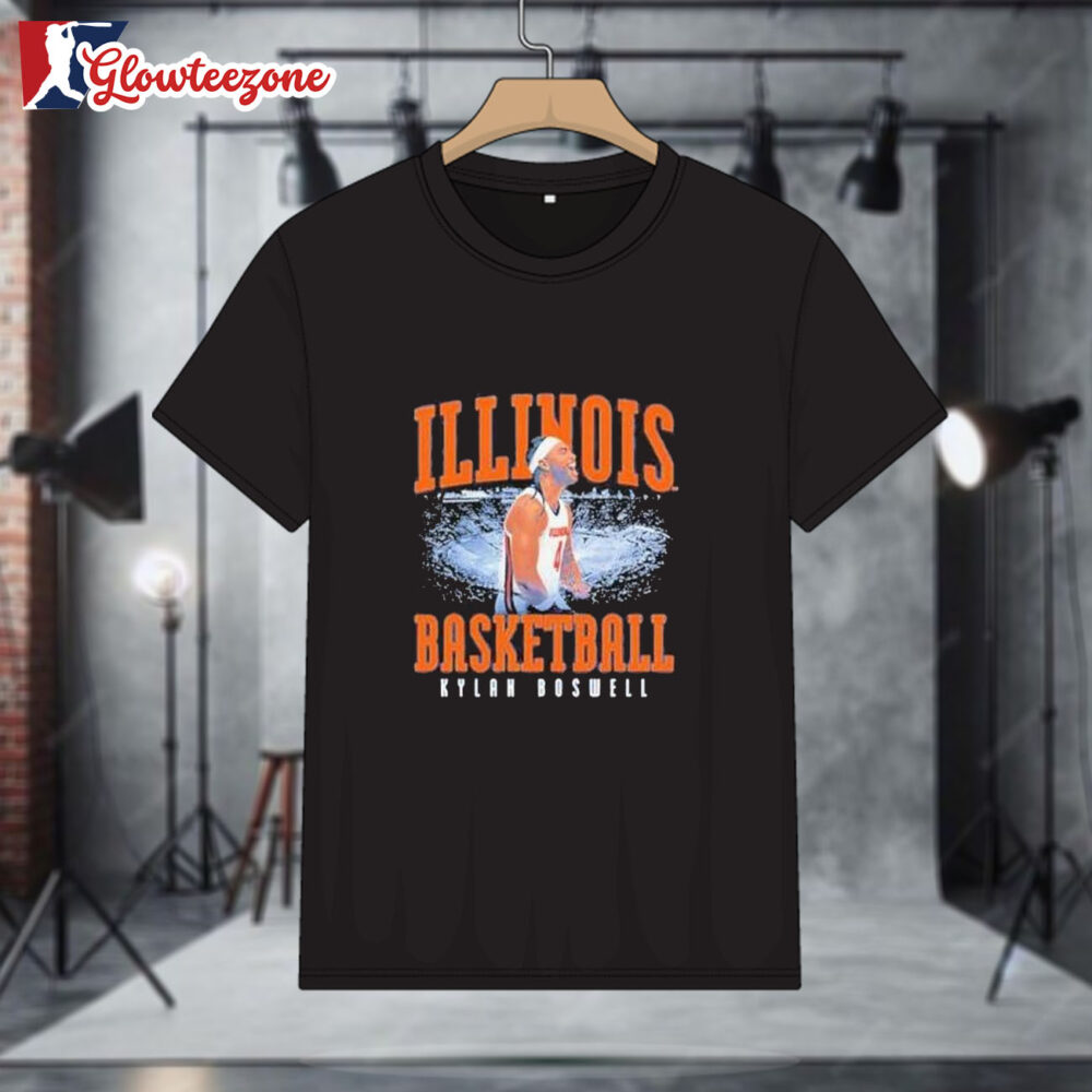 Kylan Boswell Illinois Fighting Illini T Shirt Sweatshirt Hoodie 1