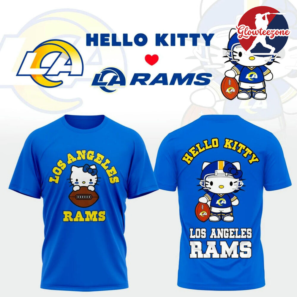 La Rams x Hello Kitty Cute Meets Game T shirt